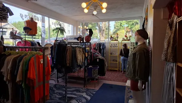 Hello Sunshine Art + Vintage, 3022 E Burnside St, inside