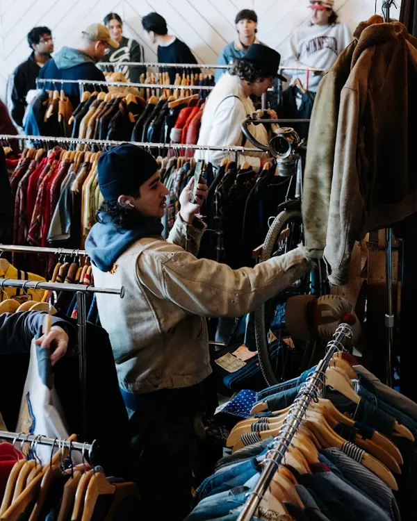 Carnival Vintage Market, 226 SE Madison St, inside